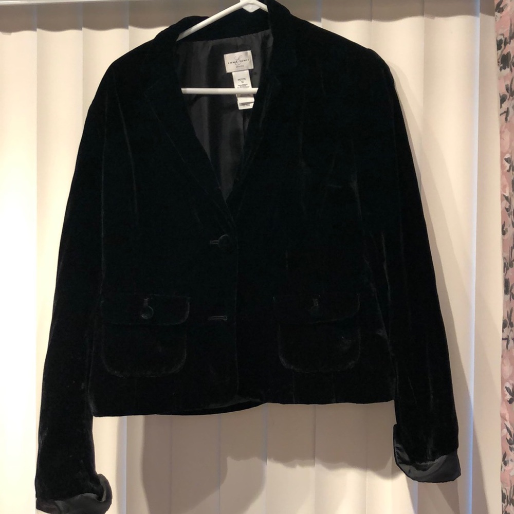 100% polyester, feels and looks like velour